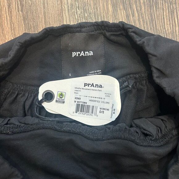 Prana Mindful Movement Harem Pants Women's Size Small in Black New With Tags! - Picture 3 of 4